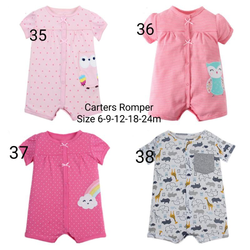 Single Romper Carter's Ori (Rompers baby carter original)