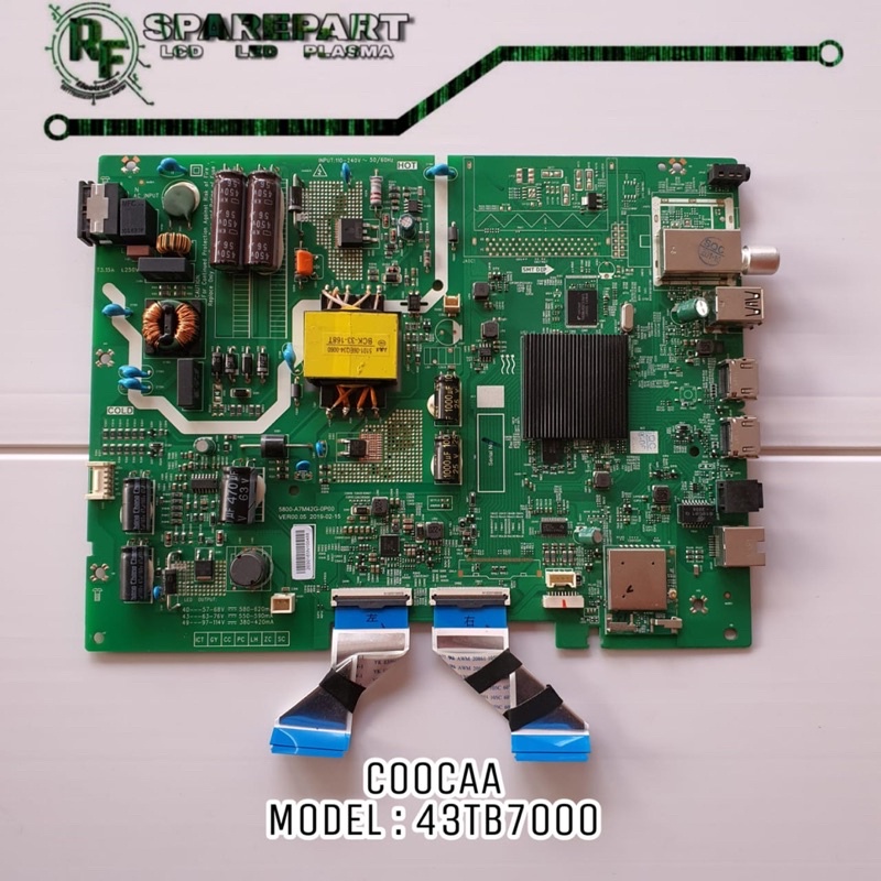 MB MAINBOARD MESIN ANDROID TV LED COOCAA 43TB7000