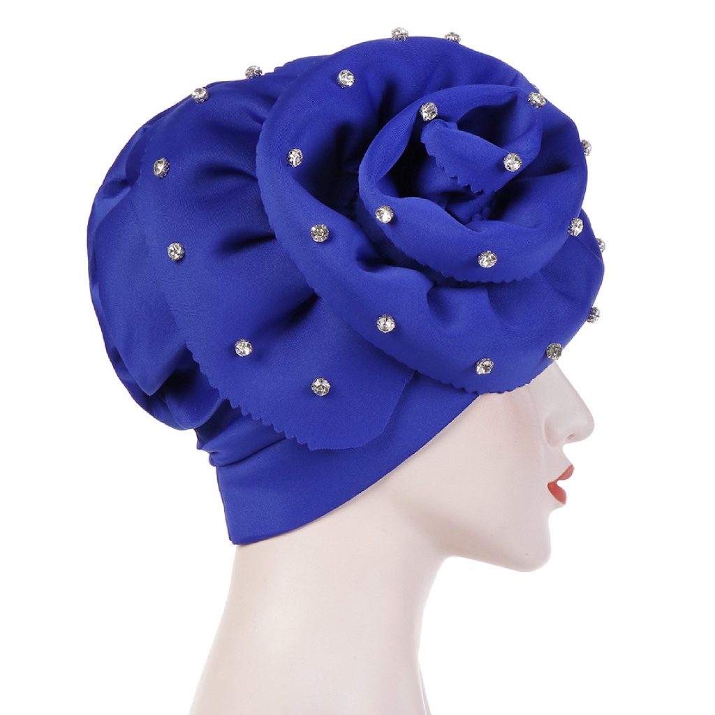 Topi Bonnet Bahan Katun Warna Polos Untuk Belanja