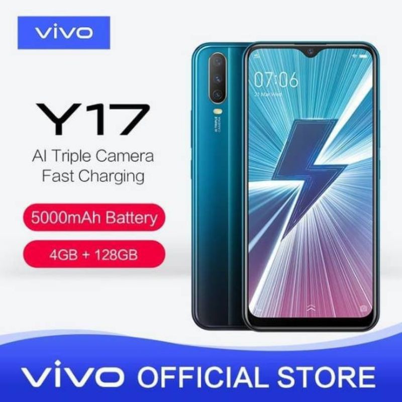 Vivo Y17 4/128 GB Garansi Resmi | Shopee Indonesia