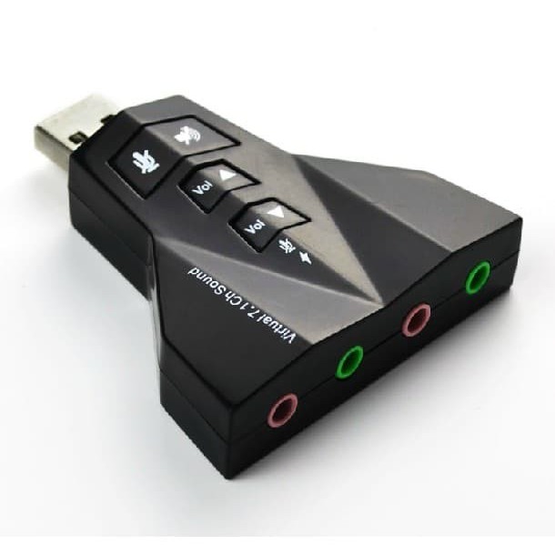 usb sound card 7.1 double - virtual soundcard 7.1 channel