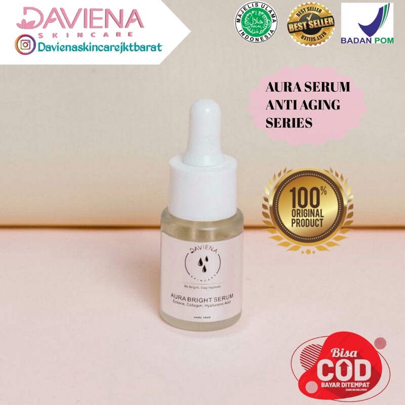 AURA BRIGHT SERUM || DAVIENA SKINCARE || SERUM BPOM