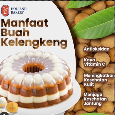 Pudding Kelengkeng by Holland Bakery