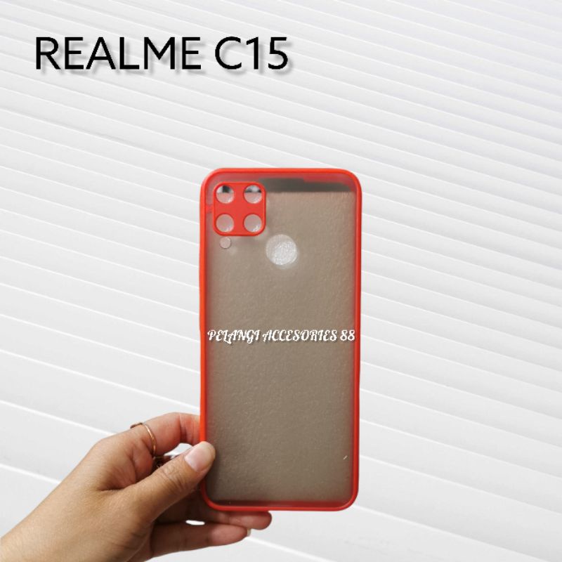 CASE REALME C15 SOFTCASE CASE DOVE CASE FULL COLOUR