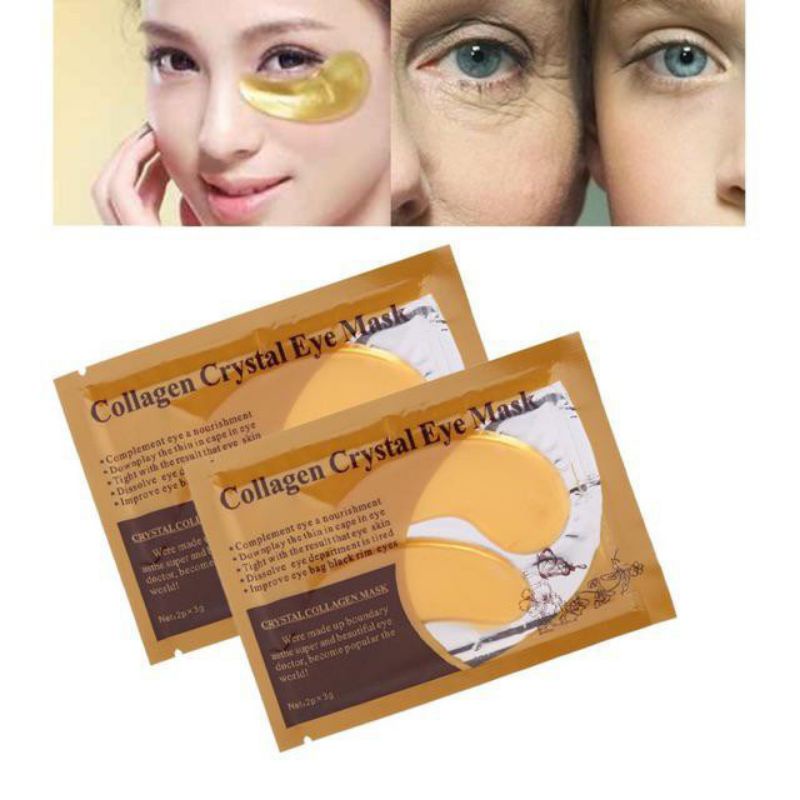 [ bisa COD] ~ MASKER MATA COLLAGEN CRISTAL EYES MASK