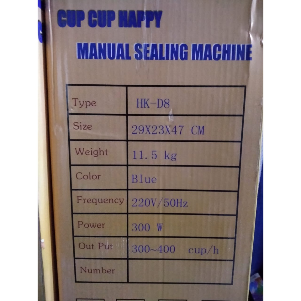 KUALITAS TERJAMIN !! Mesin Cup Sealer Semua Ukuran Cup Mesin Press Gelas Plastik Mesin Cup Sealer Manual Sealing Machine