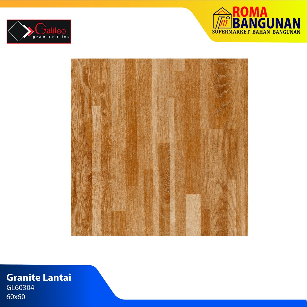 Galileo Granite Tile / Granit Lantai Granit Dinding Granite Motif Kayu GL60304 60X60