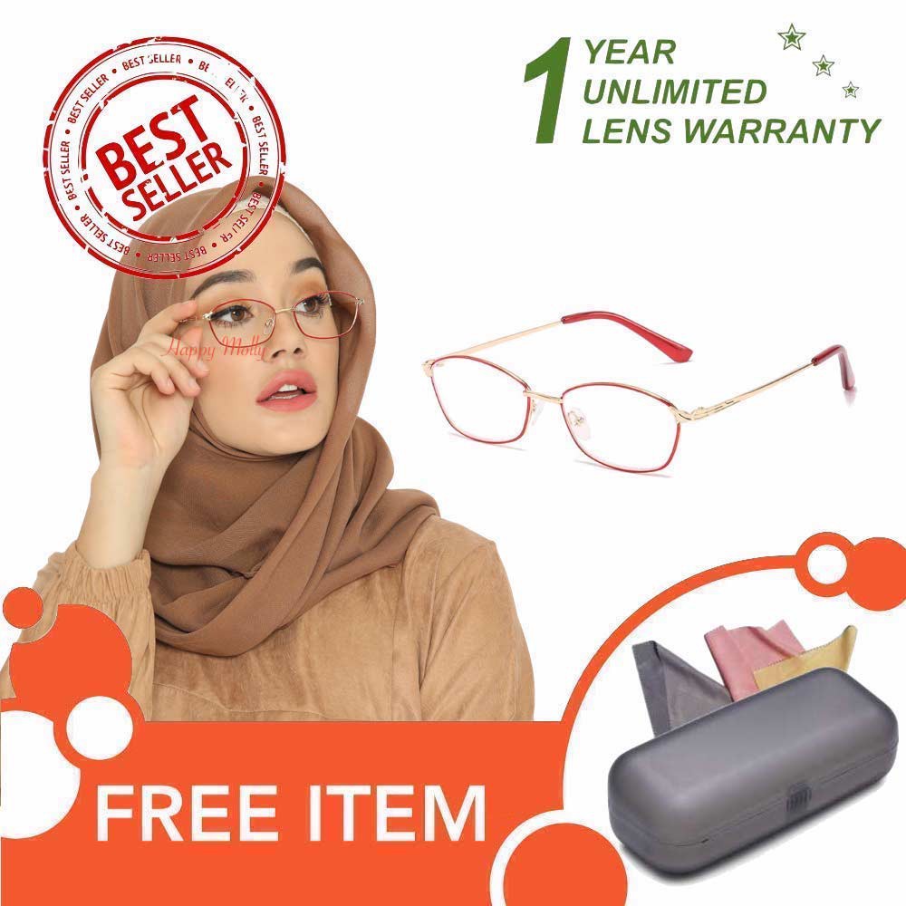 Kacamata Anti Radiasi Blue Ray Lens (Design Korea) Pria dan Wanita - HM674 ( Group ) FREE Kotak