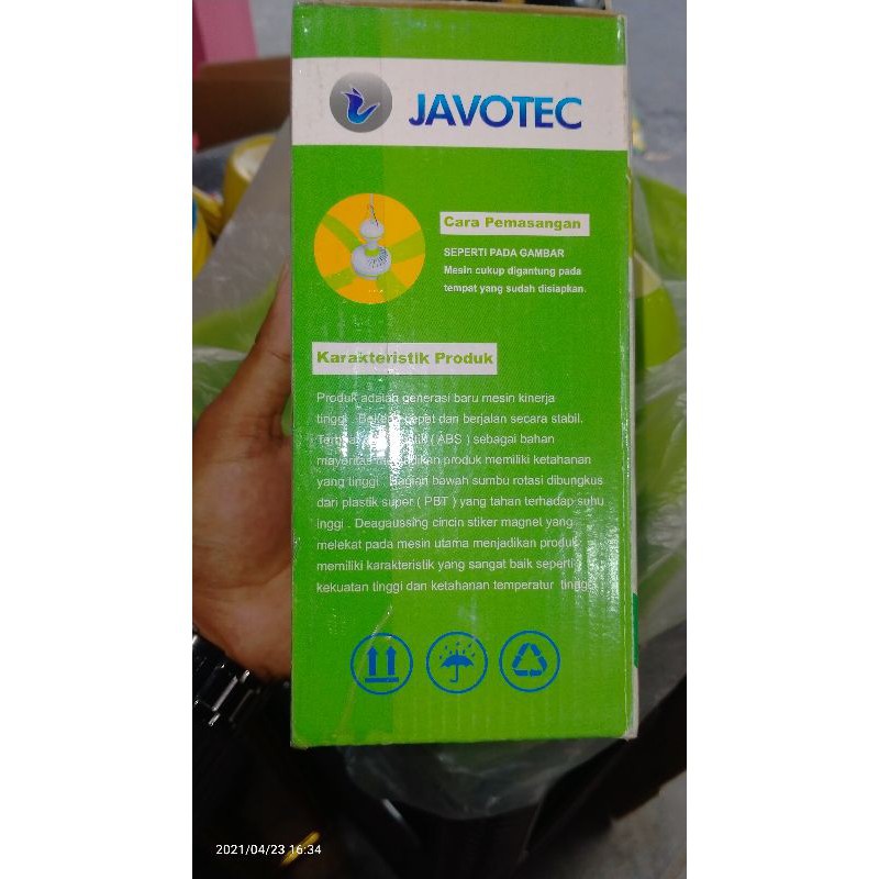 Kipas Angin gantung Helifan 4 Baling JAVOTEC Type FC01 500 / FC01 900