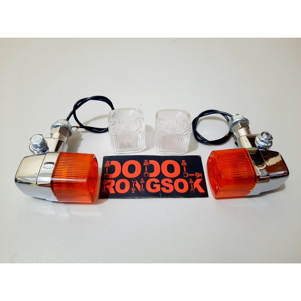 Lampu Sen CB Riting Motor Model Kotak Born Free