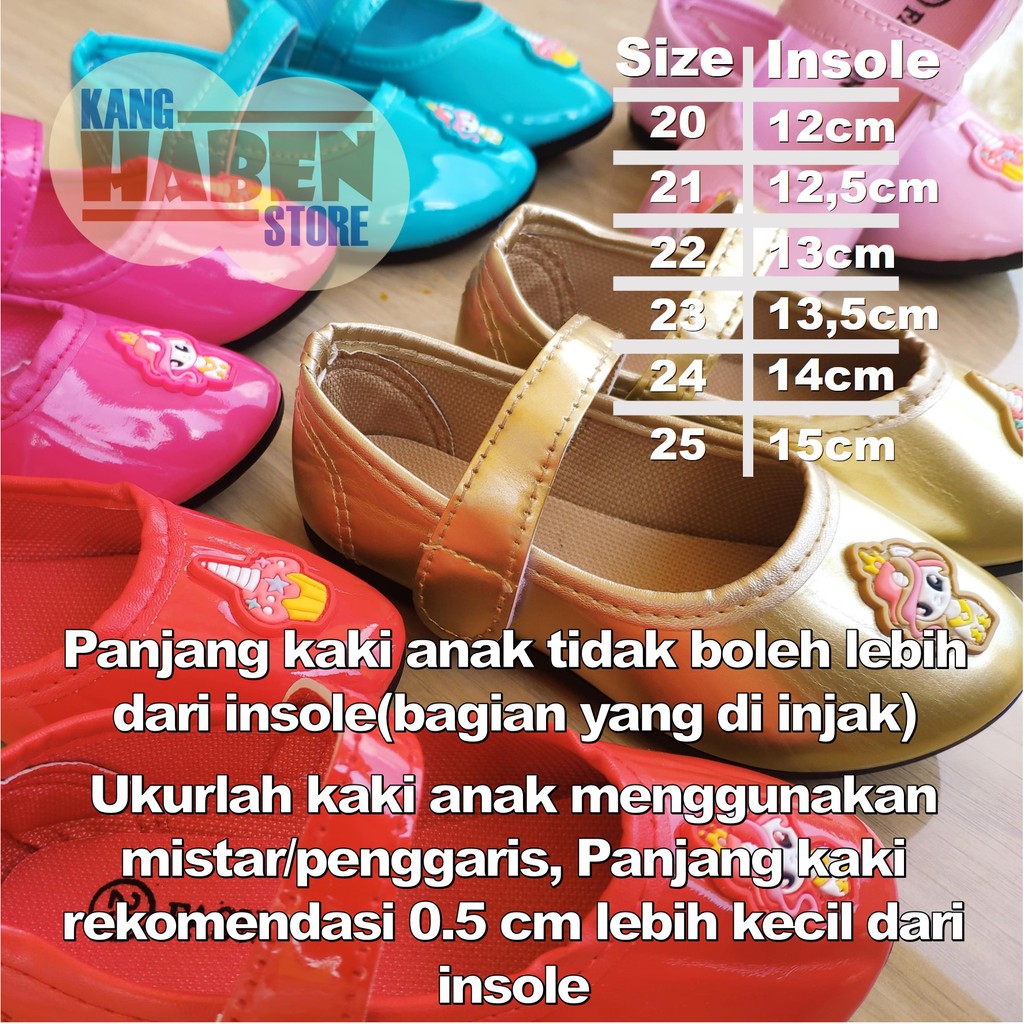 Sepatu Balet Slip On Anak Bayi Perempuan Karakter Lucu BX8015E