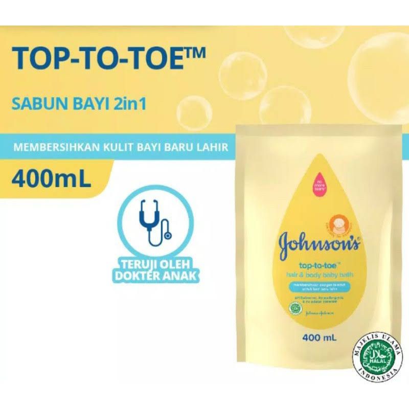 Johnson's Baby Top To Toe Hair &amp; Body Bath - Johnson Top To Toe Sabun Shampoo Bayi 2in1