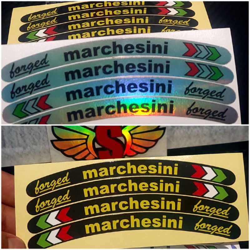 STICKER VELG MARCHESINI