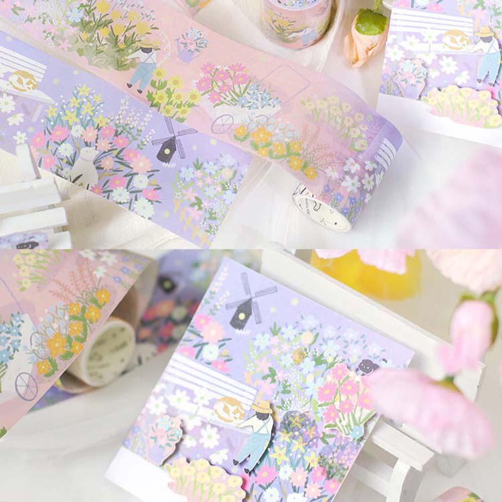 Lanfy Tapes Stiker Forest Fantastic Scrapbooking tape tape Kaset Dekoratif Tangan Akun tape