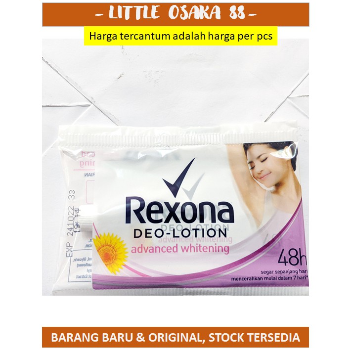 Rexona Sachet Cowo Atau Cewe 9 gr per Sachet