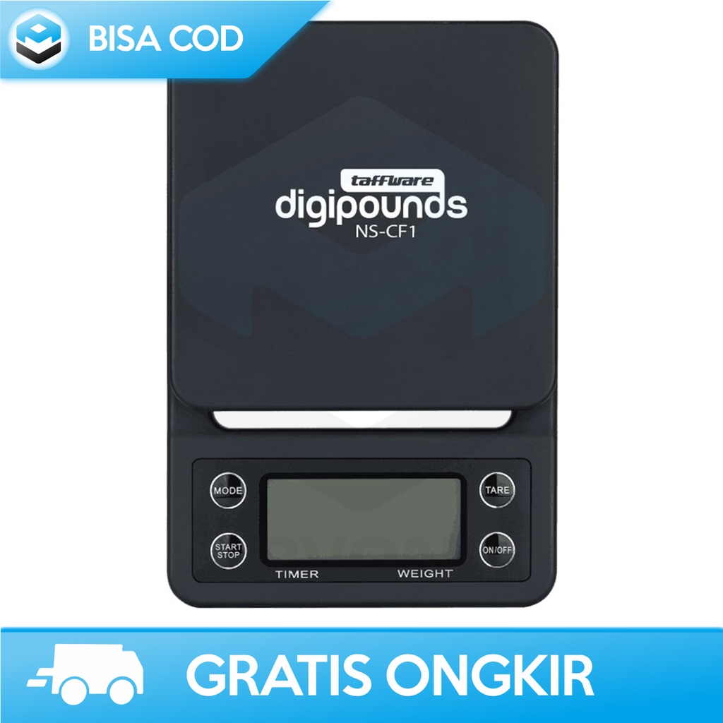 TIMBANGAN BUMBU DAPUT DIGITAL TAFFWARE DIGIPOUNDS 3kg DENGAN TIMER ORI