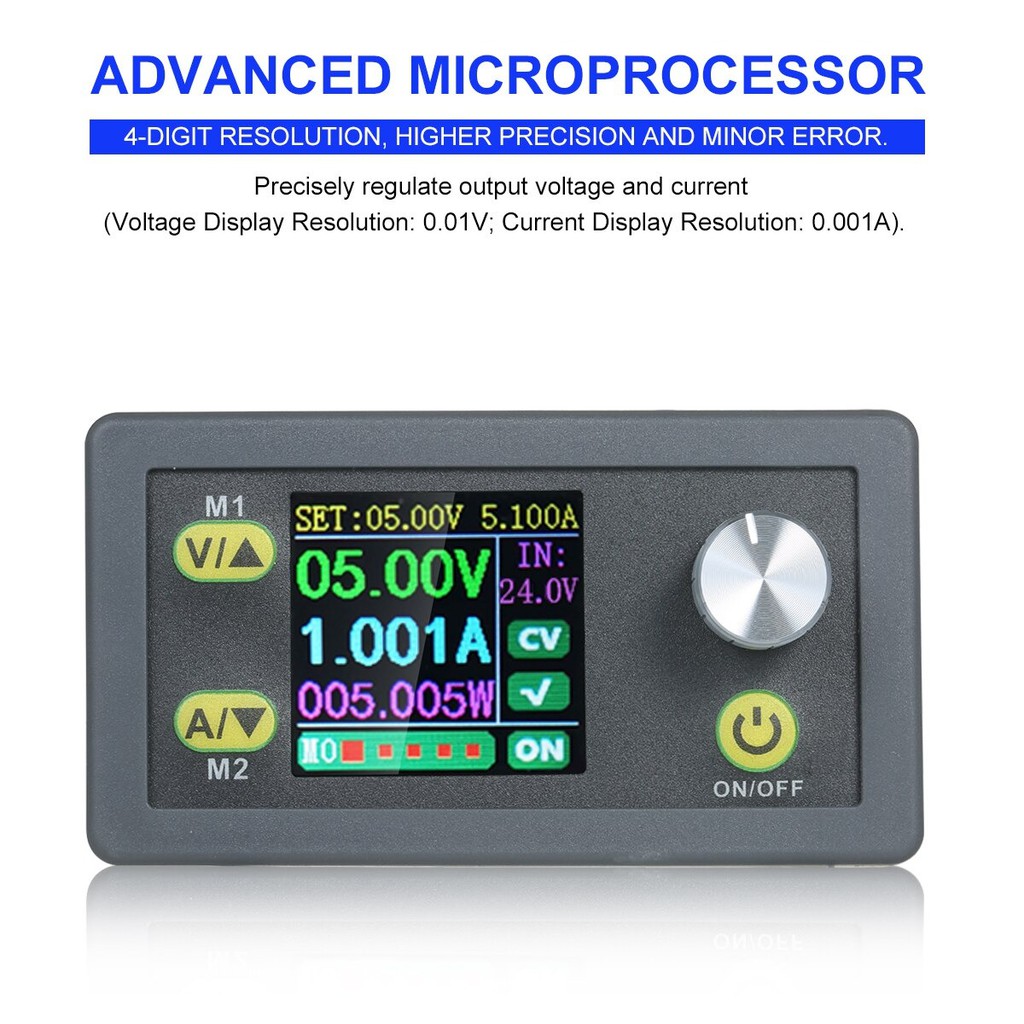 Modul Kontrol Digital 5A 80W Constant Voltage Current Power Supply Control Module Adjustable