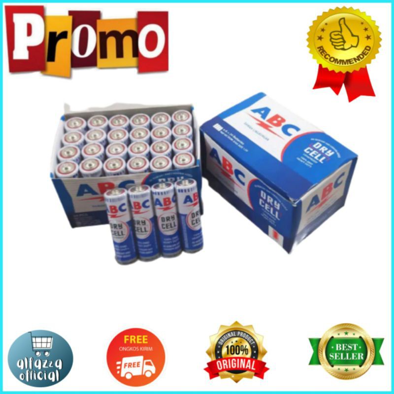 1 BOX BATU ABC A2 / BATERAI ABC A2 / BATU ABC BIRU / BATU JAM DINDING / BATU ABC A2 / BATERAI ABC A2