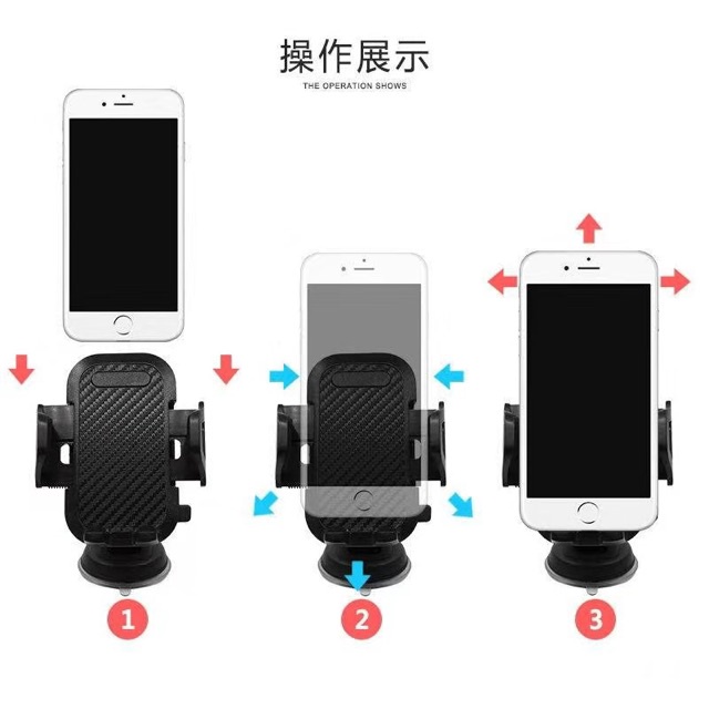 Phone Holder Mobil Universal Car Mounts Full Protection 360 Degree Rotation - AH006