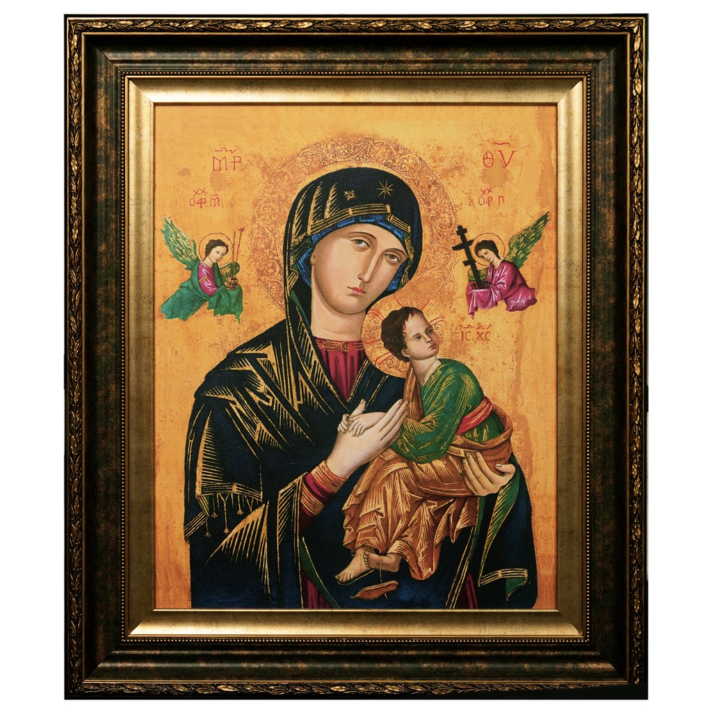 

Kanvas Gambar Maria Bunda Penolong Abadi 40x50cm, 57X67cm Toko Rohani