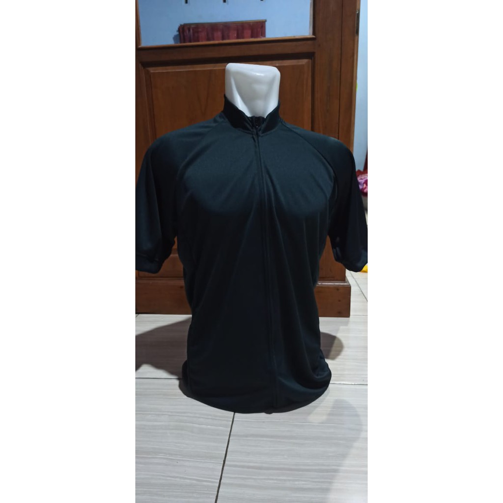 JERSEY SEPEDA JERSEY ROADBIKE  POLOS HITAM TERBAIK