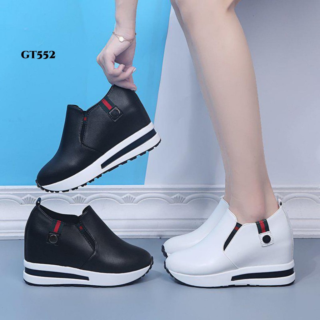 Wajib up 1 size PRF Sepatu Sneakers Wedges Fashion Korea GT552