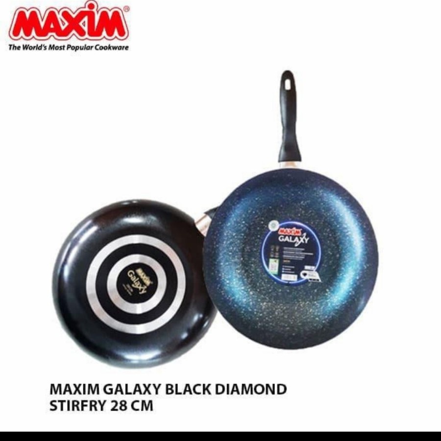 Maxim GALAXY 28CM Stir Fry Galaxy / Penggorengan Teflon Maxim 28cm