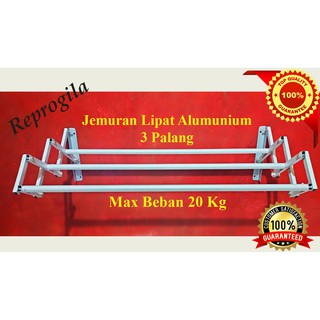 Jemuran dinding tarik lipat alumunium 70 cm | Shopee Indonesia