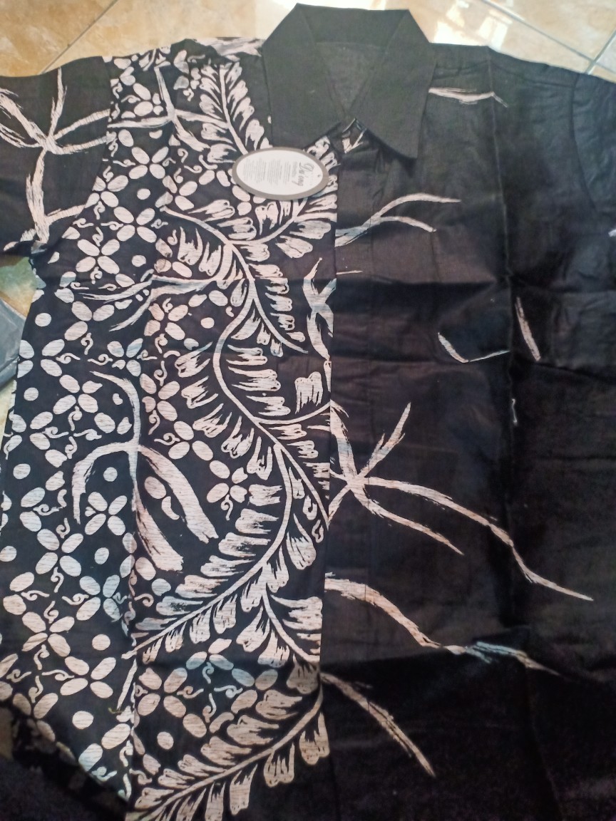 Diskon Bswart Batik Hrb026 Kenongo Hem Pendek Padi Pekalongan M L Xl Batik Pria Murah Modern Grosir