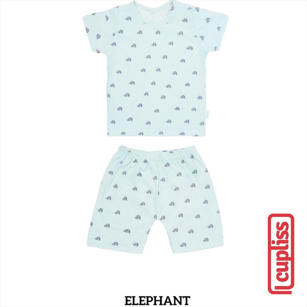 Elephant Little Palmerhaus Shoulder Button Short Sleeve