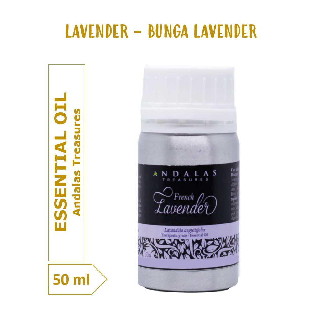 50 ml LAVENDER Essential Oil 100% Minyak Atsiri Lavender Esensial