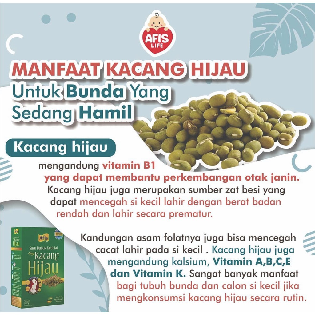 Afis Life Susu Kacang Hijau Asi Booster - Pelancar ASI