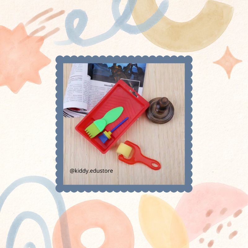 

kiddy.edustore - PAINTING TOOLS ALAT LUKIS WITH TRAY