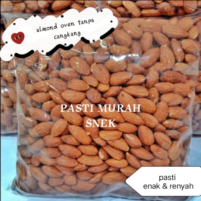 

Kacang Almond 5KG - Almond Panggang Oven ORIGINAL - Almond Kupas Matang - Roasted Natural Almond
