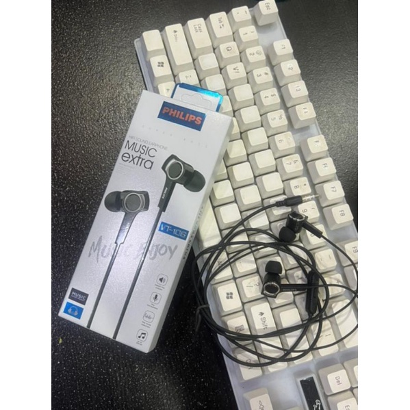 Handsfree Earphone Headset Jbl VT - 105 / Philips VT - 106 Super Bass Metal + Mic Kualitas Mantap