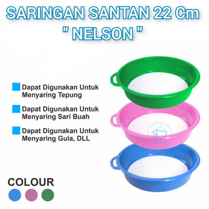 Saringan Santen Santan Kelapa Plastik 25cm Ayakan