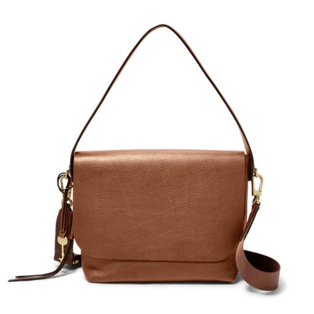 TAS FOSSIL MAYA FLAP CROSSBODY LARGE