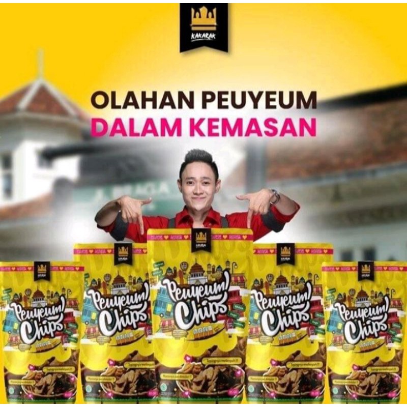 

makanan ringan PEUYEUM 85GR COKLAT/TAPE SINGKONG CHIPP