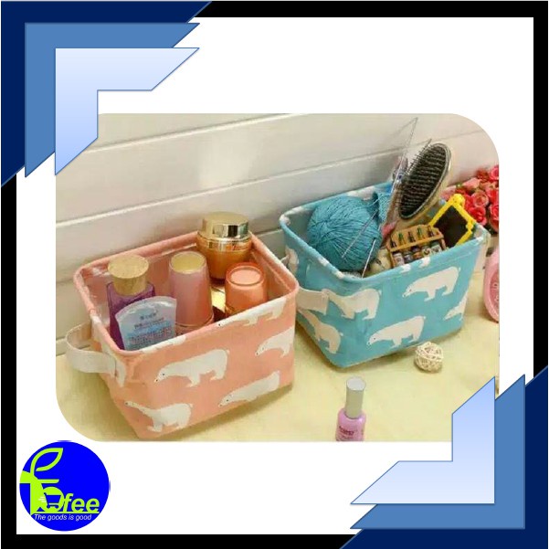 [IMPORT] - Storage Box Organizer Keranjang Lipat Multifungsi Kain// KERANJANG SERBAGUNA