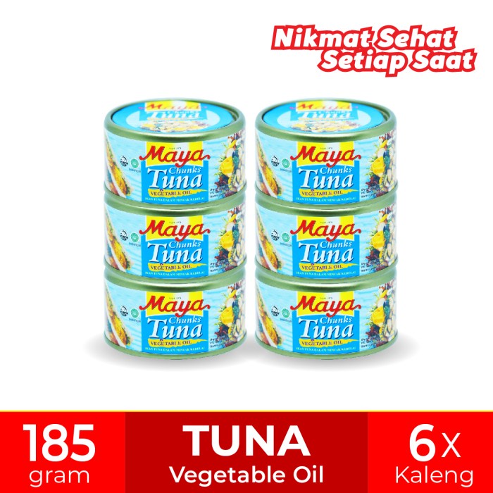 

Gg01Hh Maya Tuna Vegetable Oil 185Gr X 6 Ds01Gkk
