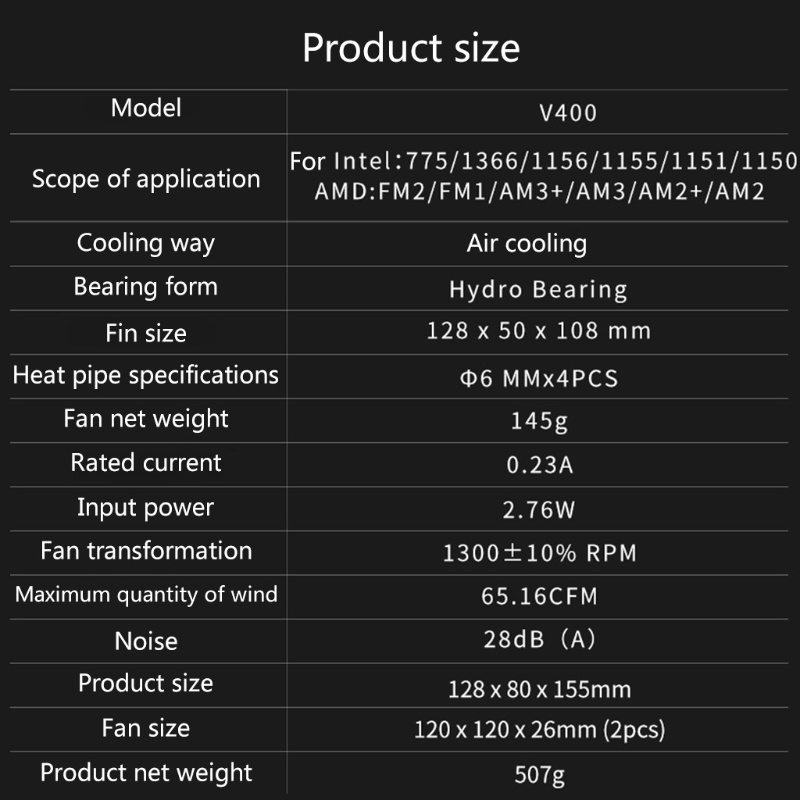 Bt CPU Cooler Silent PWM Fan Radiator RGB Warna-Warni Dengan 4pcs Tabung Tembaga 120mm Low Profile Untuk intel/Untuk amd/Lga775 /115