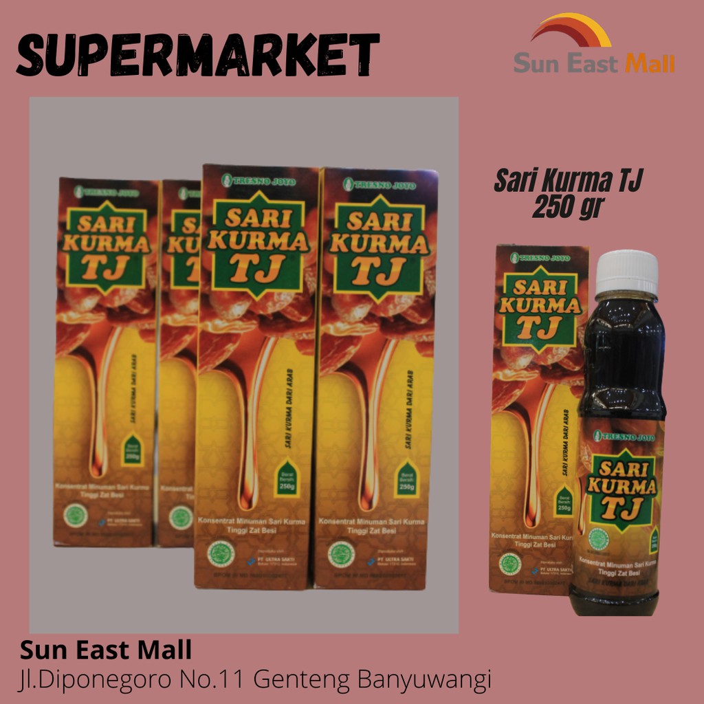 

Sari Kurma TJ 250 g