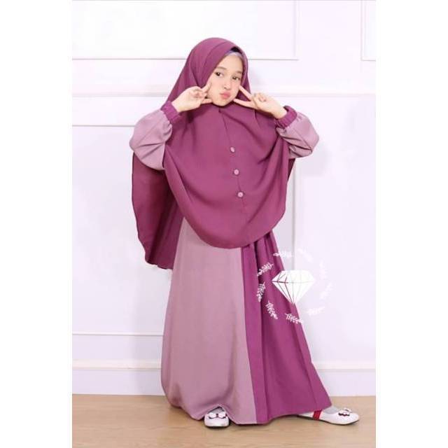 SYARI TORI KID, MOSCREPE, GAMIS HIJAB MUSLIM, DRESS MAXY