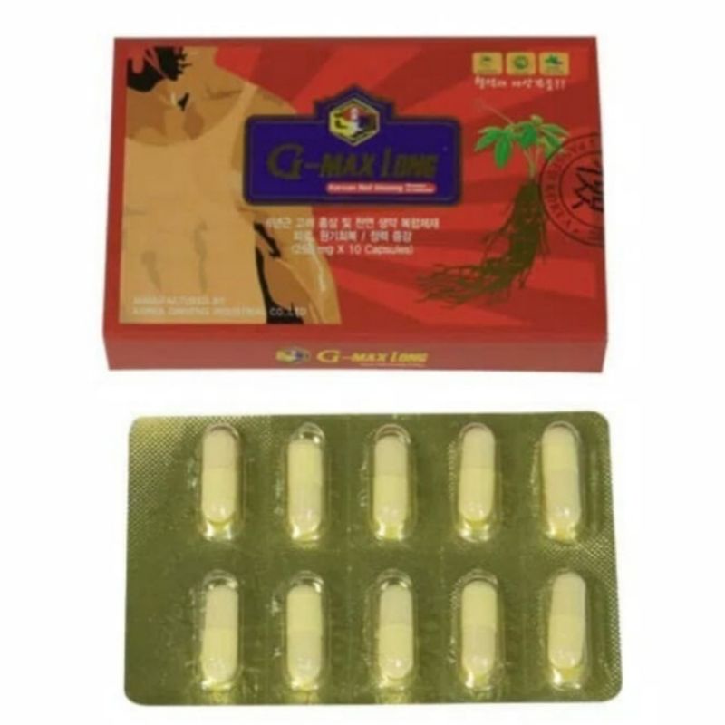 G MAX LONG ASLI ORIGINAL KOREAN HERBAL KUAT STAMINA PRIA DEWASA