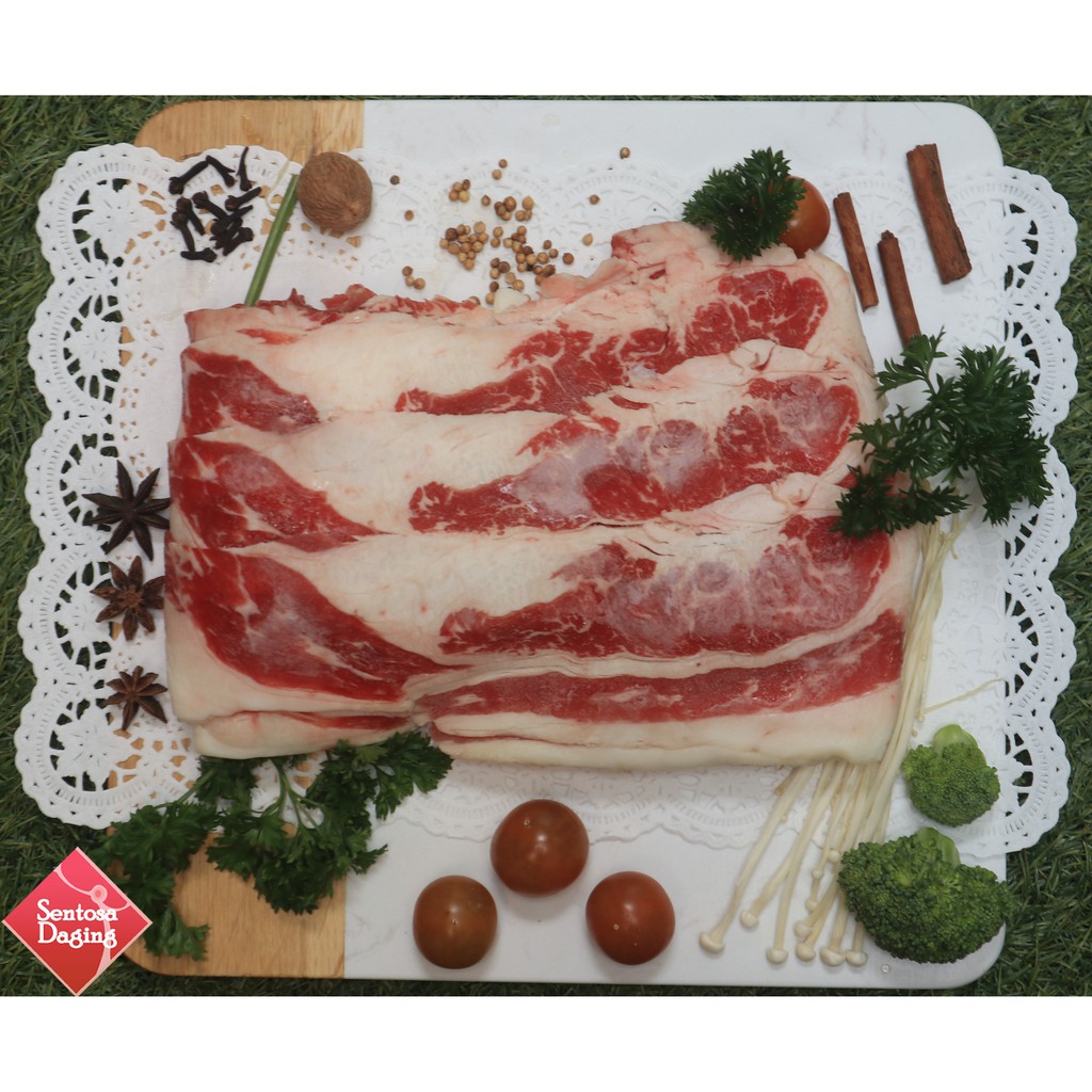 

Daging Shortplate sliced atau Karubi / Yoshinoya