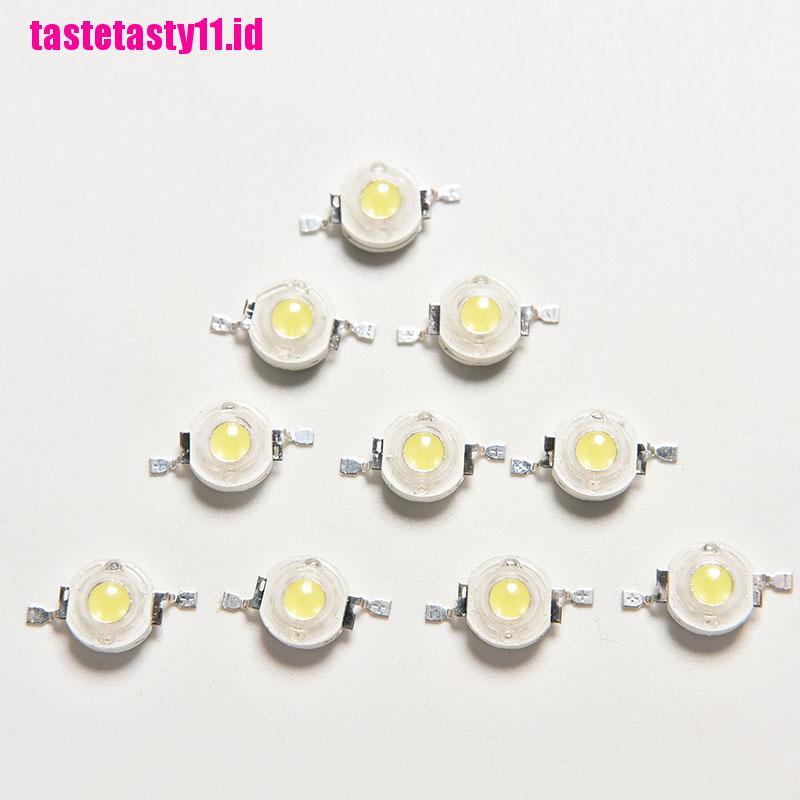 【TTID】10PCS 1W Pure White SMD LED Beads