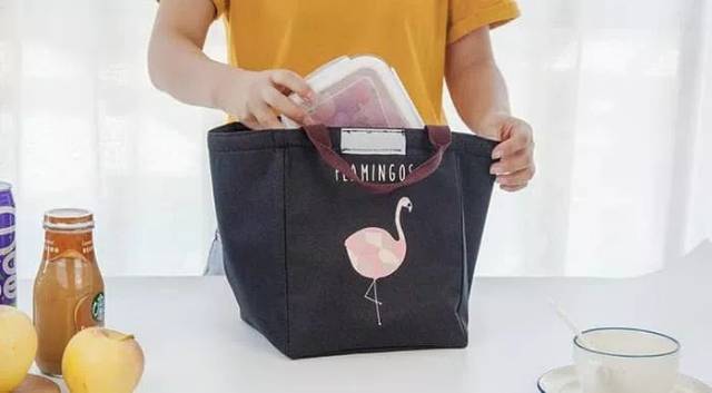 TM Lunch Bag Tas Bekal Makan Flamingo