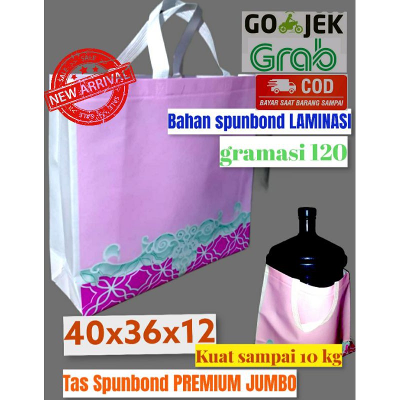 

GROSIR PREMIUM Tas Spunbond LAMINASI JUMBO Kain Goodie Bag