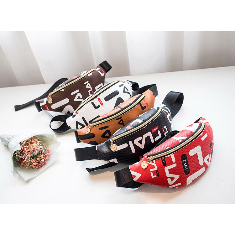 Tas Pinggang Pria Wanita Import Waist Bag Unisex Couple LOMENIA TAS024