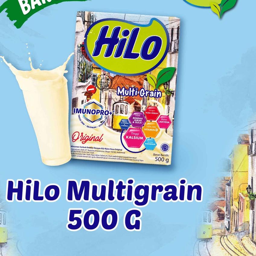 

RO3✤ Twin Pack - HiLo Multigrain Original 500 gram - Susu Bebas Laktosa TERBARU